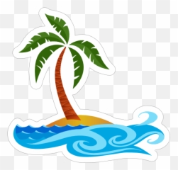 Ocean Beach Sticker - Ocean Beach Sticker Emoji,Emoji Beach Scene