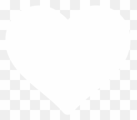 White Heart Icon Png - Transparent Background Emoji