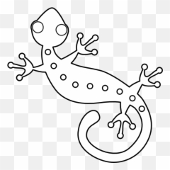 Printable Lizard Clipart Black And White - Lizard Clipart Black And White Emoji,Lizard Emoji