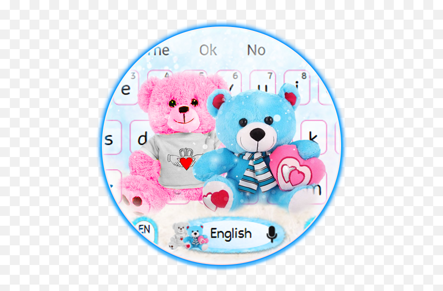 Cute Teddy Bear Couple Love Keyboard - Apps On Google Play Teddy Bear And Cute Love Couple Emoji,Teddy Bear Emoji