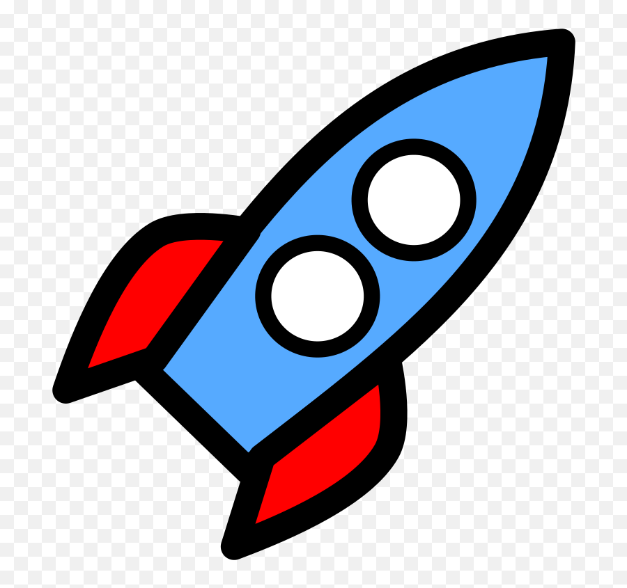 Download Free Png Two Window Rocket - Dlpngcom Clip Art Rocket Emoji,Rocket Ship Emoji