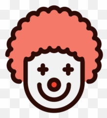 Clown Svg Vector Icon Free Icons Uihere - Simple Picture Of Clown Emoji,Clown Emoticon