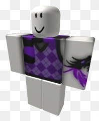 Dark Purple Vest w Dragon Tattoo - Roblox Noob Shirt Emoji