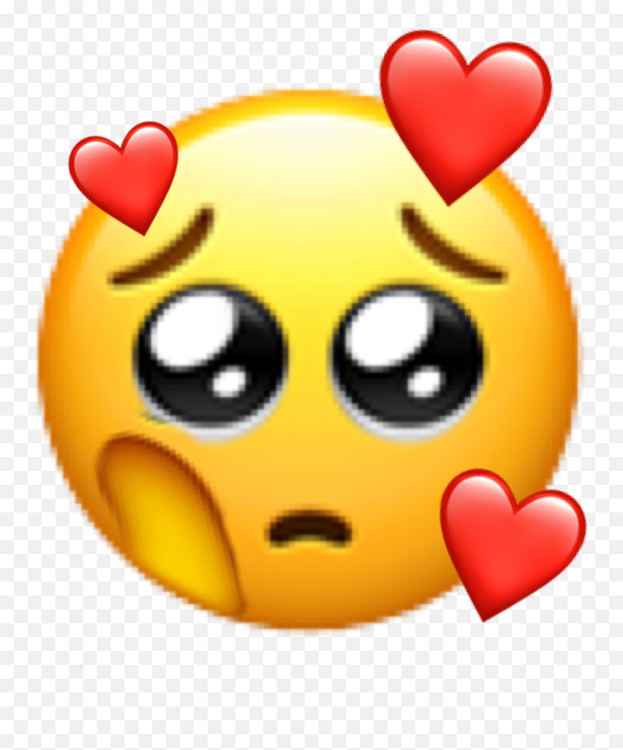 Emotions Emoji Love Sad Hearts Freetoedit - Crying Emoji With Hearts,Sademoji