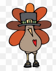 Pilgrim Turkey Clip Art - Melonheadz Clipart Png Cute Thanksgiving Emoji