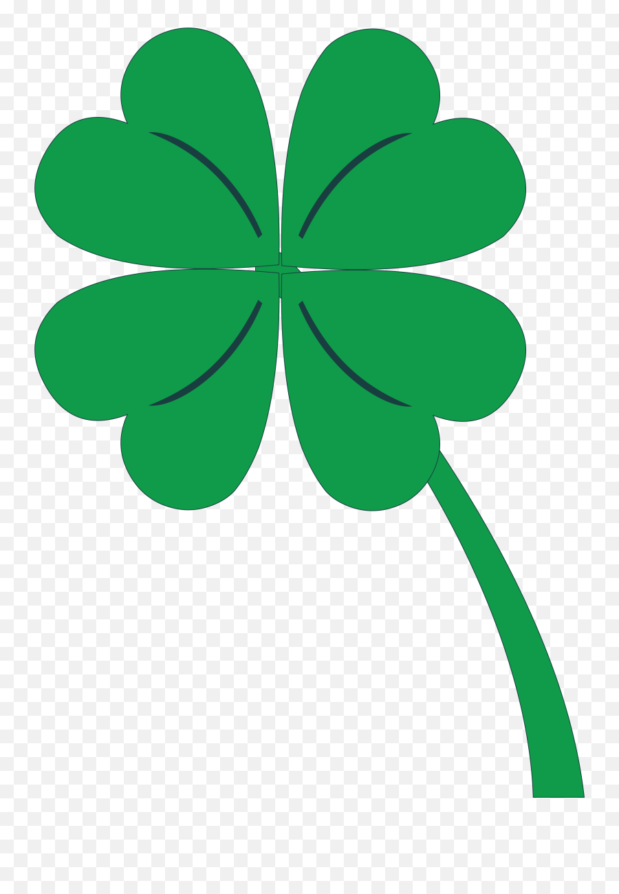 St - 4 Leaf Clover St Patricks Day Clipart Emoji,Three Leaf Clover Emoji