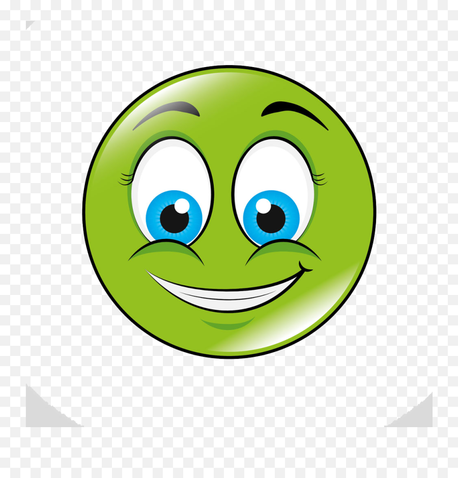 Green Smiley Face Png Download - Yellow Green Smiley Emoji,Wut Emoticon