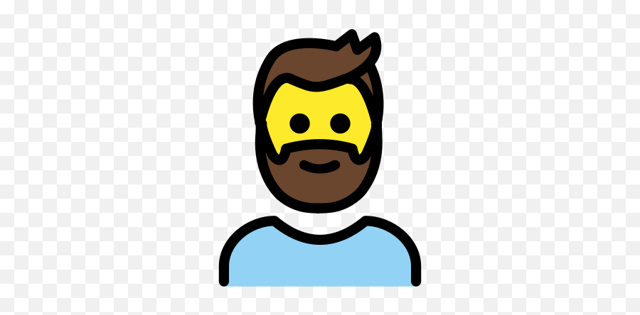 Beard Emoji - Beard Emoji,Mustache Emoji