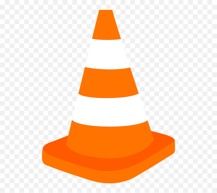 Cone Clipart Warning Cone Warning - Traffic Cone Clipart Emoji,Traffic Cone Emoji