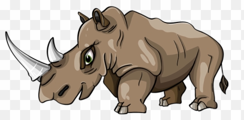 Free Cool Ice Cream Vectors - Animated Rhino Emoji
