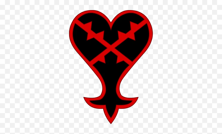 Heartless - Heartless Kingdom Hearts Symbols Emoji,Heart Emotion
