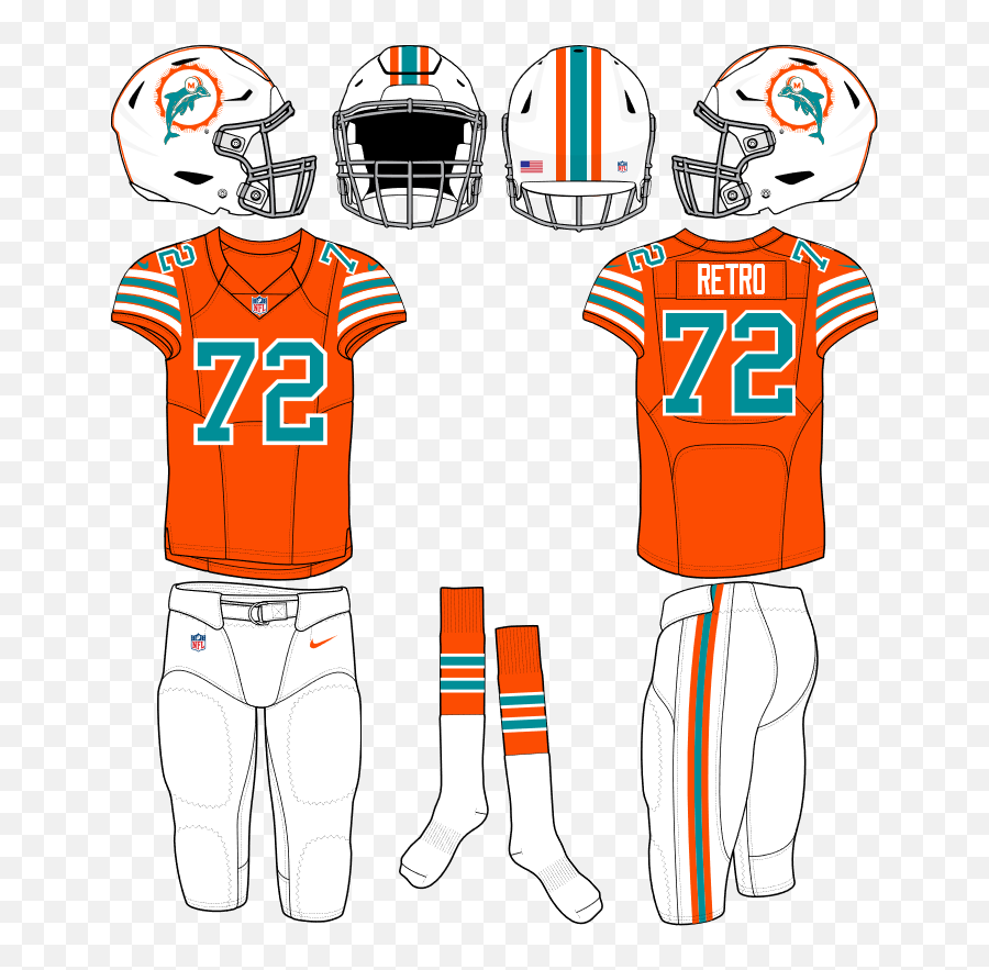 Nfl Reverse Retro - Revolution Helmets Emoji,Miami Dolphins Emoji