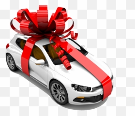 Car With Bow - New Png Emoji