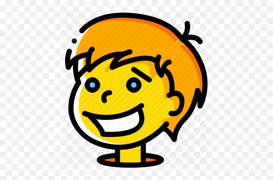 Cartoon Avatars - Happy Boy Emoji,Emoji Designer