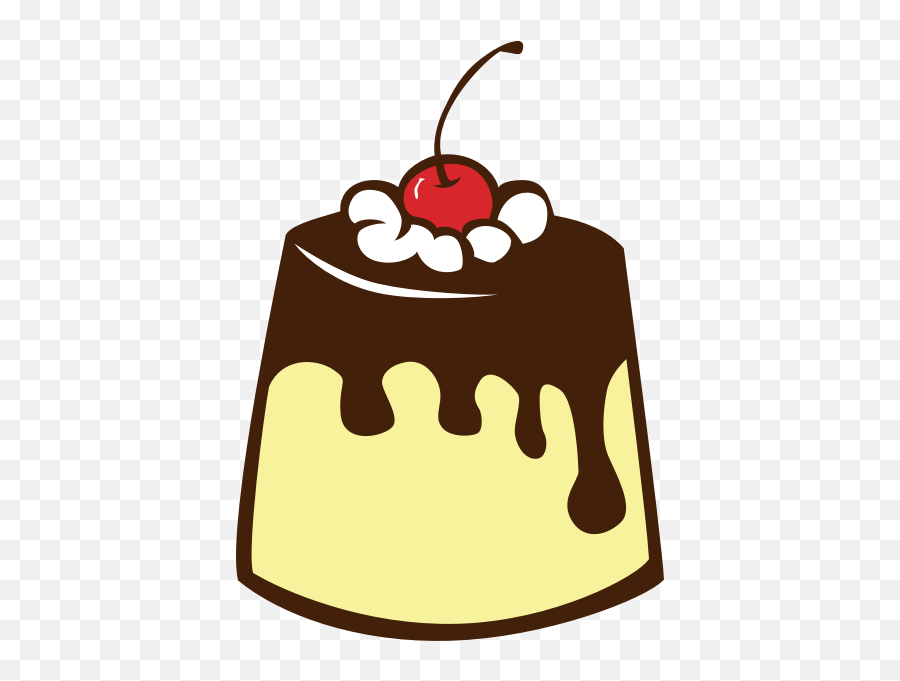 Gahag Dessert Purin - Caramel Cake Clip Art Emoji,Facebook Cake Emoji
