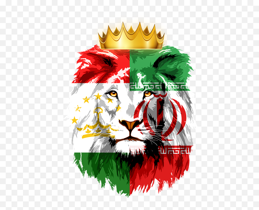 Lion King Crown - Iran Lion Flag Emoji,Egyptian Flag Emoji