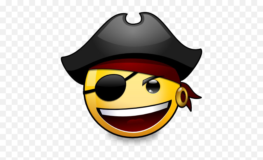 Pirate Of The Seven Seas - Pirate Smiley Png Emoji,Pirate Emoticon