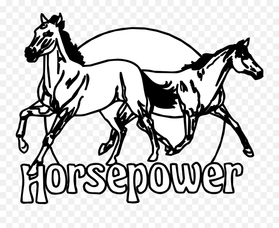 Free Equine Horse Vectors - Horsepower Clipart Emoji,Jaguar Emoji