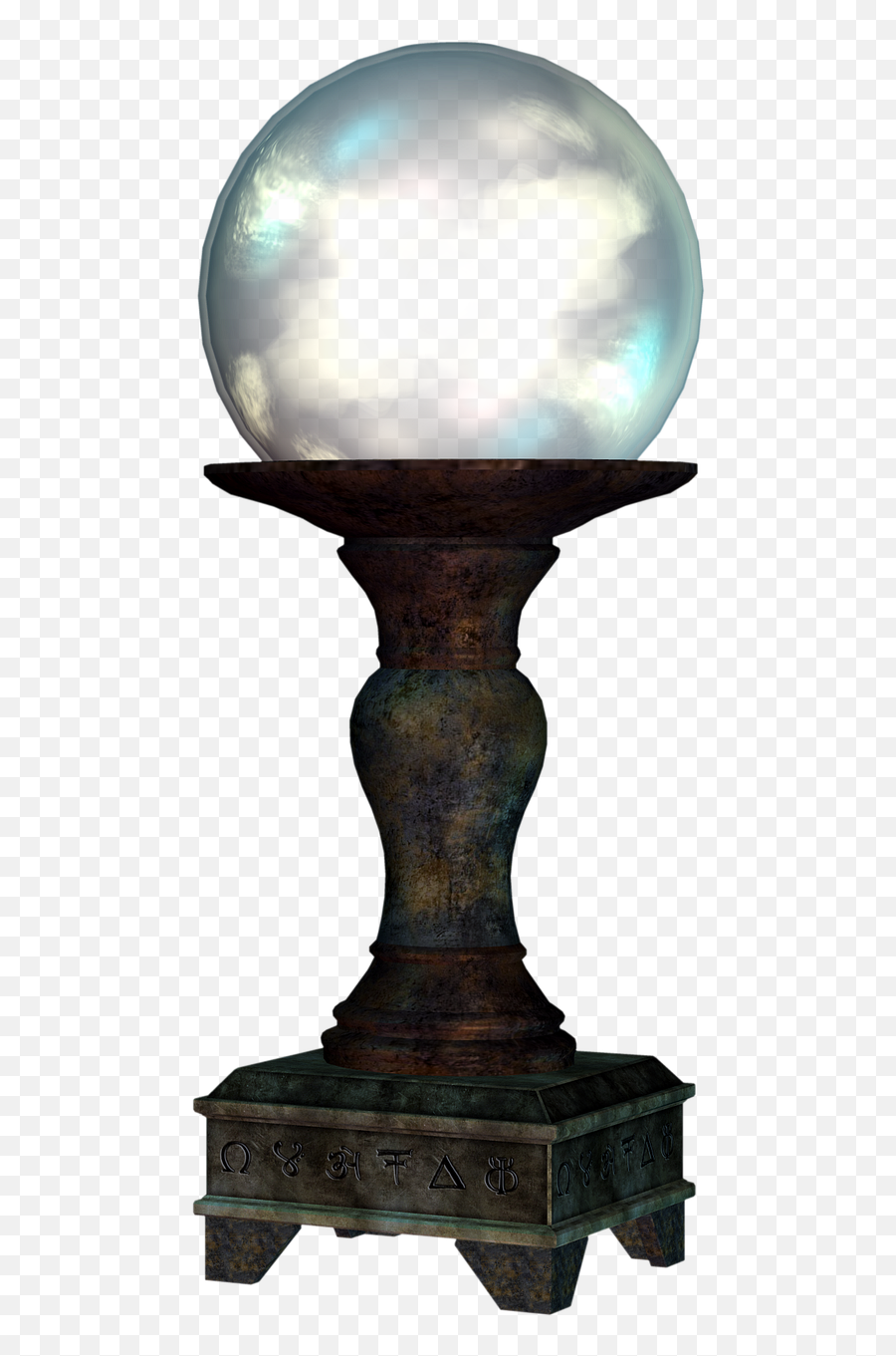 Globe Orb Wizard Magic Fantasy - Wizard Orb Emoji,Mirror Emoji