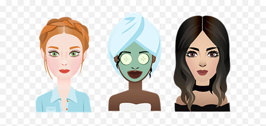 Emojis De Belleza - Cartoon Emoji,Teclados Emojis Gratis