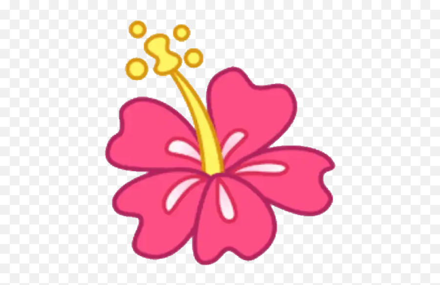 Emojis Stitch 2 - Hawaiian Hibiscus Emoji,Hawaiian Emoji App