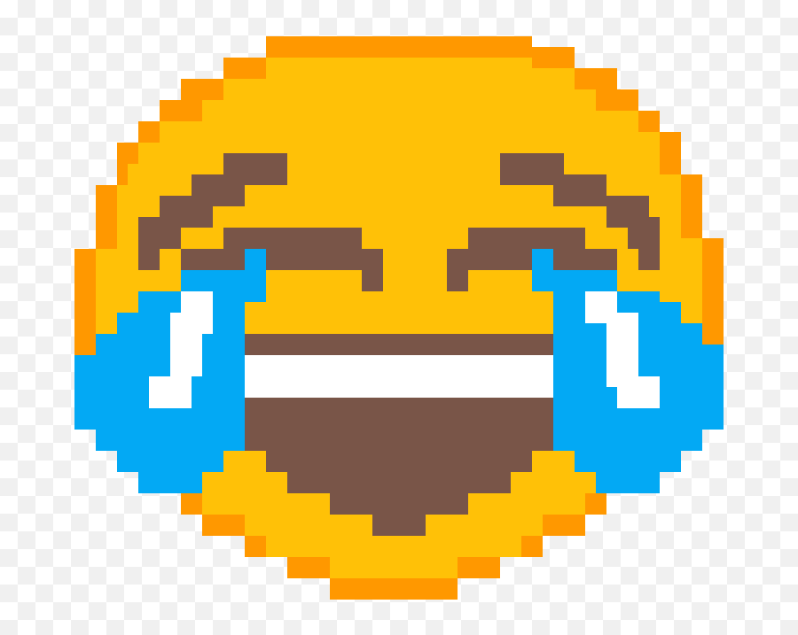 Download Laughing Emoji - Laughing Emoji Pixel Art,Laughing Emoji Png