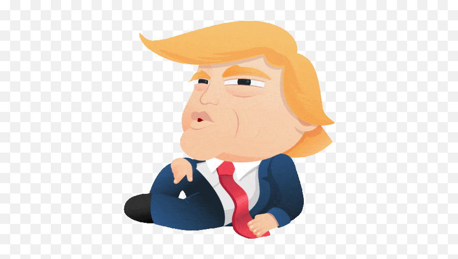Love Trump Gif - Cartoon Emoji,Trump Emoji Android