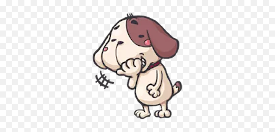 Cute Dog Koko - Milk And Chocolate Dog Sticker Emoji,Koko Emoji