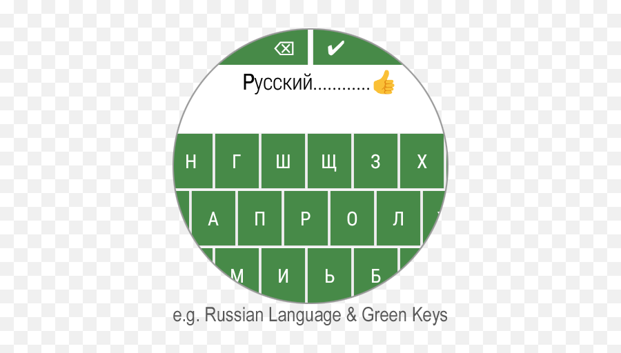 Smartwatch Keyboard For Wear Os - Circle Emoji,Asus Emoji Keyboard