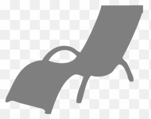 Gray Lounge Chair Icon - Garden Furniture Emoji,Chair Emoticon