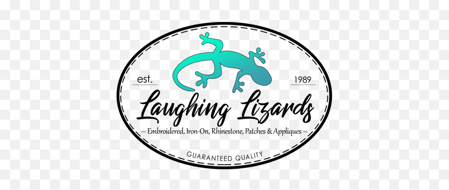 Iron On Patches And Embroidered Appliques Laughing Lizards - Circle Emoji,Lizard Emoji