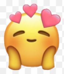Hearts Emoji Blush Image Pink Pinkheart - Blushing With