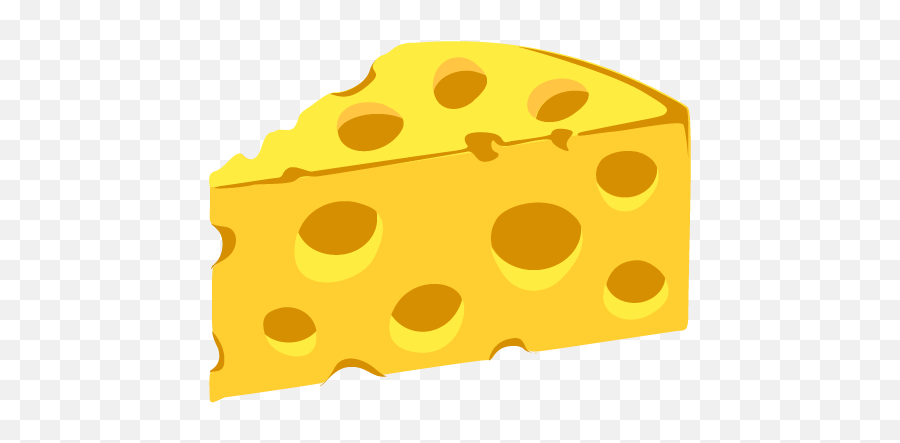 Cheese Wedge Emoji Vector Icon - Cheese Sticker,Cheese Emoji