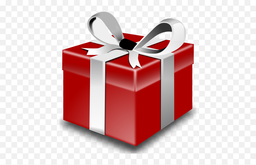 Red Gift Box Vector Graphics - Present Clip Art Emoji,Emoji Gift Ideas