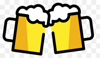 Clinking Beer Mugs - Emoji
