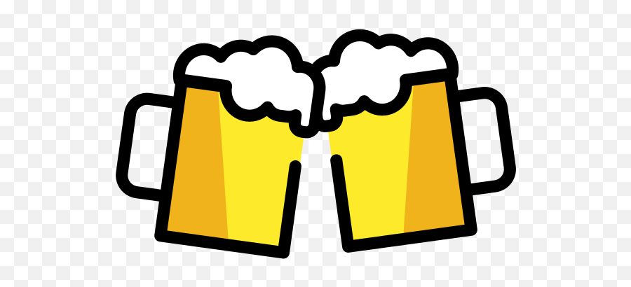 Clinking Beer Mugs - Beer Emoji,Beer Emoji Png