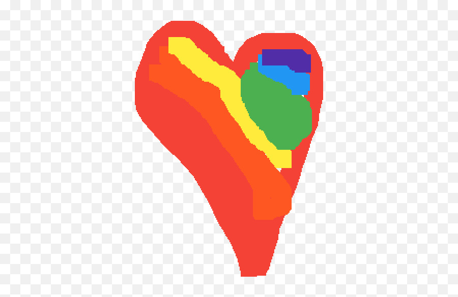 Pixilart - Heart Emoji,Orange Heart Emoji
