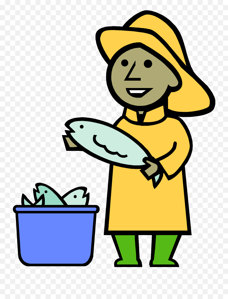 Men Clipart Fish Men Fish Transparent Free For Download On - Man And A Fish Emoji,Fishing Emojis