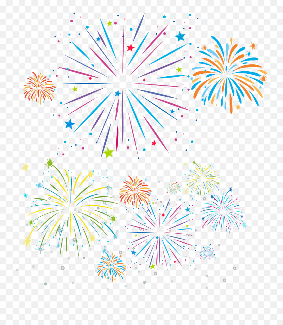 Festival Fireworks Illustration - Firework Illustration Png Emoji,Firework Emoticon Text