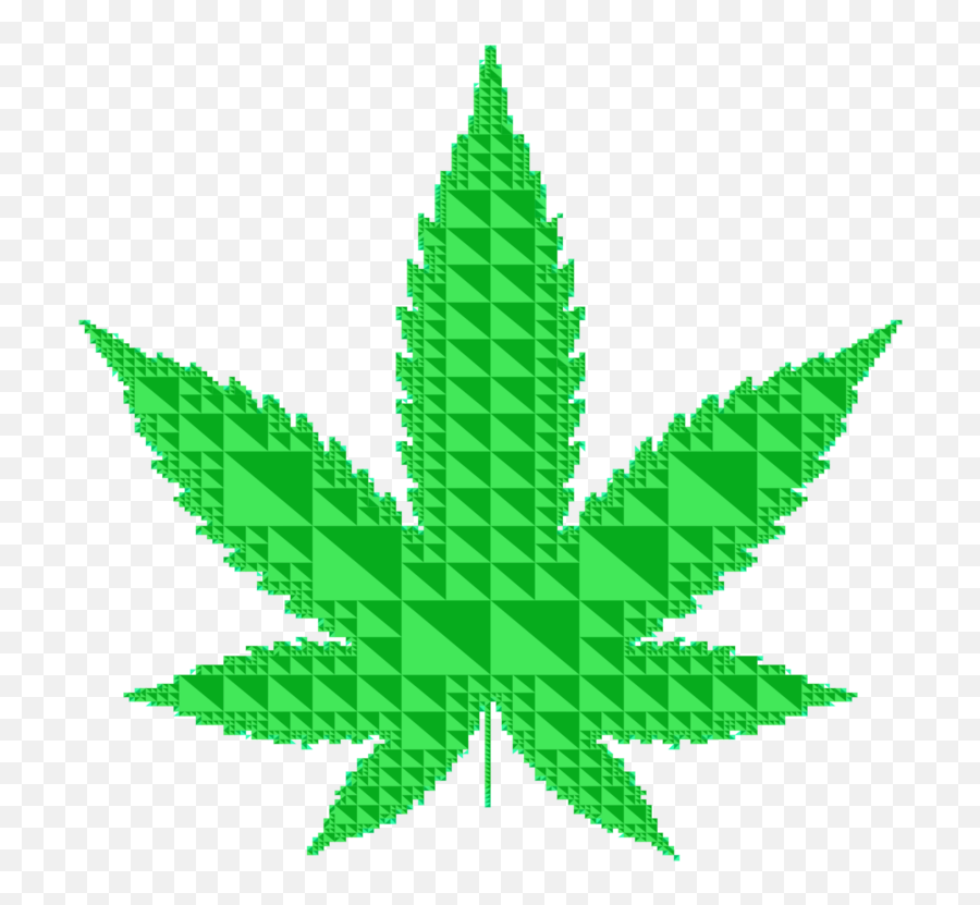 Weed Leaf Cartoon Png Clipart - Weed Leaf Silhouette Emoji,Herb Emoji