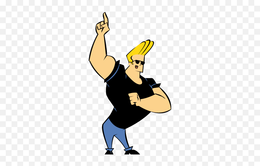 Hip Hip Hooray Emoji - Clip Art Library Johnny Bravo Animated Gif,Cartwheel Emoji