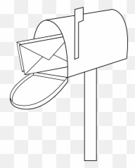 Mail Clipart Mailbox Flag Mail Mailbox Emoji,Mailbox Emoji
