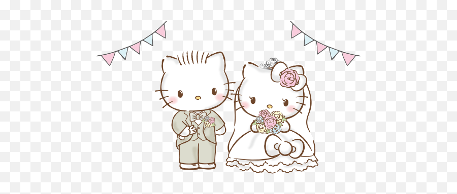 Dear Daniel Et Hello Kitty - Hello Kitty And Dear Daniel Gif Emoji,Mail Order Bride Emoji