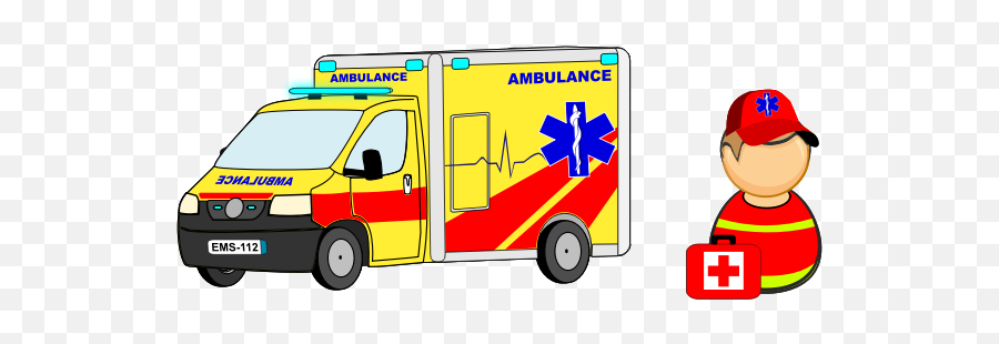 Ambulance Car Truck And Paramedic - Paramedic Emoji,Police Siren Emoji