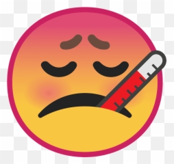 Obliej S Teplomrem Emoji Klipart Zdarma Ke Stažení - Emoji Of Burning Up,Emoji Ke