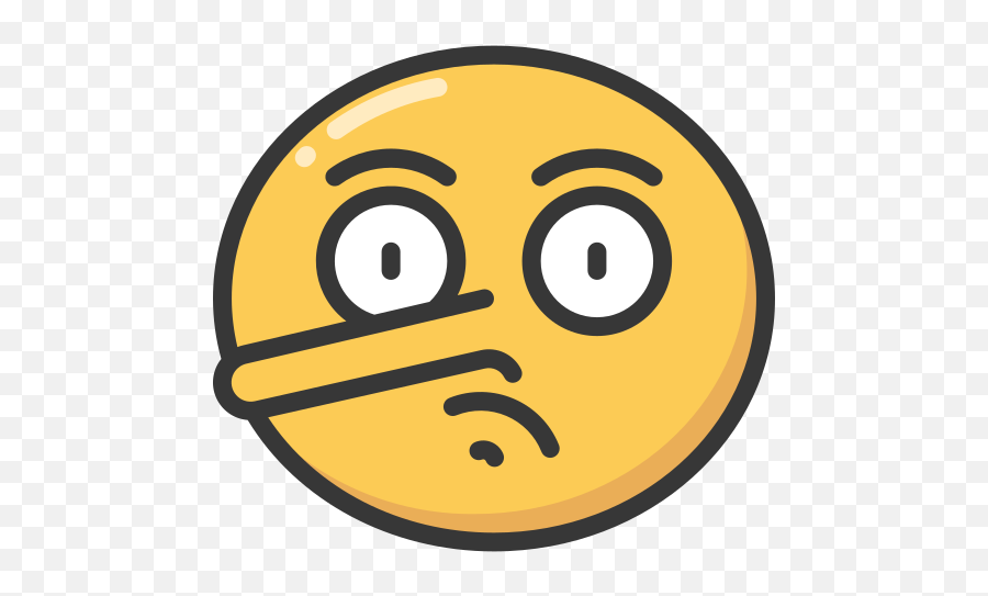 Lying - Icon Emoji,Liar Emoji