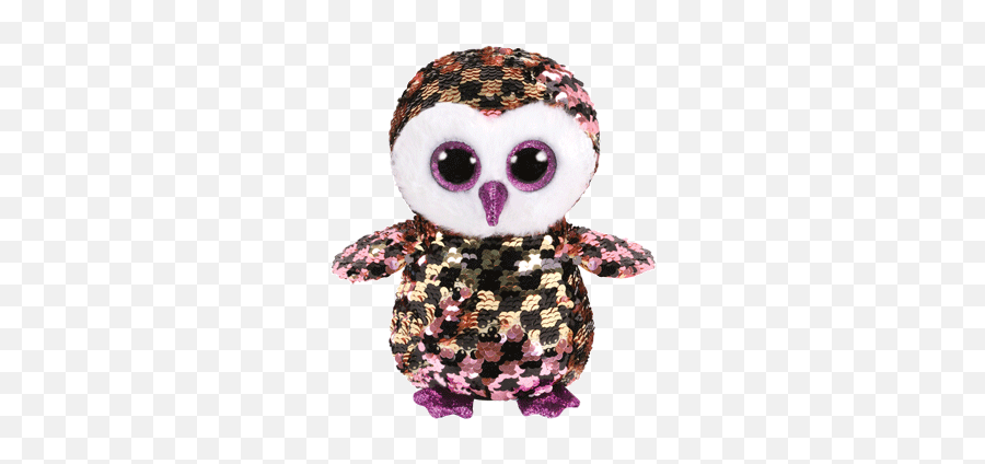 Ty Cheeks Flippables Owl Glamour Girlz Central Highland Park - Checks The Owl Emoji,How To Get Owl Emoji