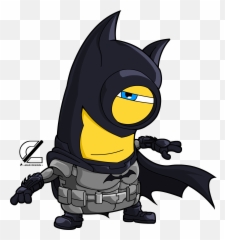 Batman Minion Me - Super Hero Png Emoji
