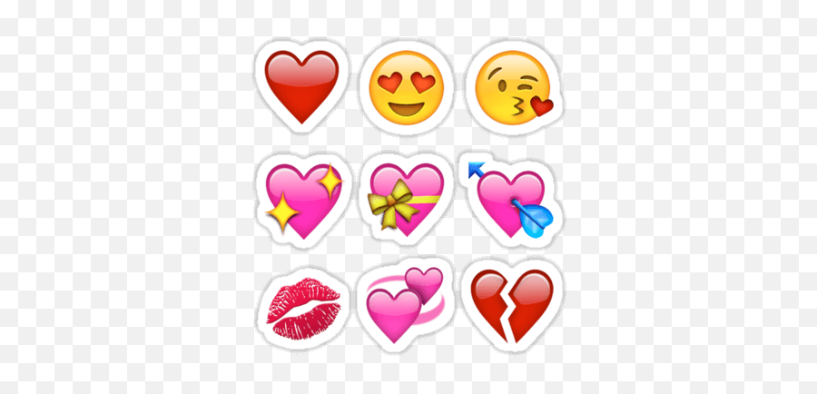 Smilies Emoji Sticker - Iphone Emoji Stickers,In Love Emoji