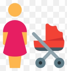 Icon Shows A Mother Standing Next - Icon Emoji,Baby Chick Emoji